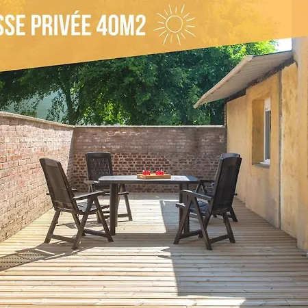 Chill & Sun - Terrace And Parking Apartment Amiens
